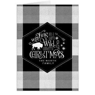 Wild Wonderful Kerstmis Black Buffalo Pset ID604