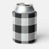 Wild Wonderful Kerstmis Black Buffalo Pset ID604 Blikjeskoeler (Blikje Achterkant)