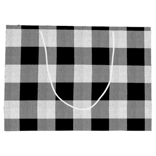 Wild Wonderful Kerstmis Black Buffalo Pset ID604 Groot Cadeauzakje (Achterkant)