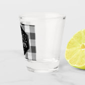 Wild Wonderful Kerstmis Black Buffalo Pset ID604 Shot Glas (Rechts)