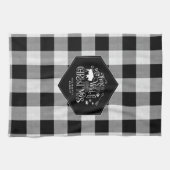 Wild Wonderful Kerstmis Black Buffalo Pset ID604 Theedoek (Horizontaal)