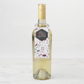 Wild Wonderful Kerstpatroon/Plaid ID604 Flessenhanger (Op fles)