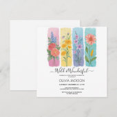 Wild & Wonderful Waterverf Verjaardagsuitnodiging Kaart (Voorkant / Achterkant)