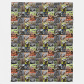 Wild Wonders: fascinerende Australische fotocollag Fleece Deken (Voorkant)