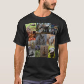 Wild Wonders: fascinerende Australische fotocollag T-shirt (Voorkant)