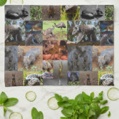 Wild Wonders: fascinerende Australische fotocollag Theedoek (Gevouwen)