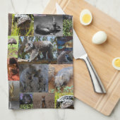 Wild Wonders: fascinerende Australische fotocollag Theedoek (Quarter Fold)