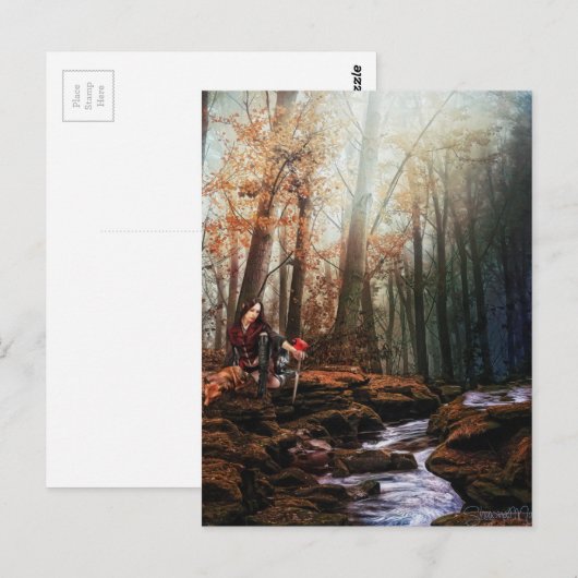 Wild Wood Elf Briefkaart (Voorkant / Achterkant)