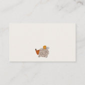 Wild Woodland Animals Display Douche Baby shower Informatiekaartje (Achterkant)