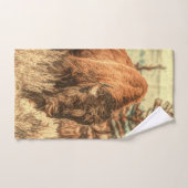 Wild Woodland Bison Bad Handdoek (Handdoek)