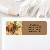 Wild Woodland Bison Etiket (Insitu)