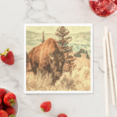 Wild Woodland Bison Servet (Insitu)