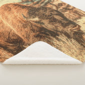 Wild Woodland Bison Sherpa Deken (3/4)