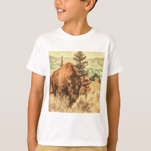 Wild Woodland Bison T-shirt