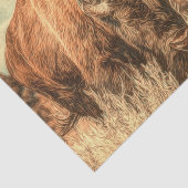 Wild Woodland Bison Tissuepapier (Detail)