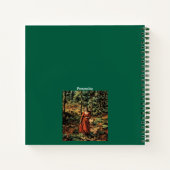 Wild Woodland Woman Love Quote PurpleGreen Journal Notitieboek (Achterkant)