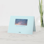 Wild Words Sunset Sky Foto Word Art Wenskaart Kaart (Achterkant)