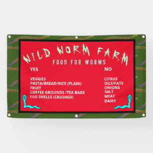 WILD WORM BOERDERIJ FEEDING INSTRUCTION BANNER