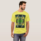 Wild Yellow Mullein Flower Abstract T-shirt (Voorkant volledig)