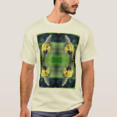 Wild Yellow Mullein Flower Abstract T-shirt (Voorkant)