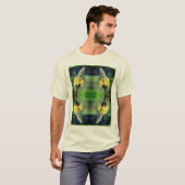 Wild Yellow Mullein Flower Abstract T-shirt (Voorkant volledig)