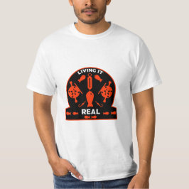 Wild zalm vissen t-shirt