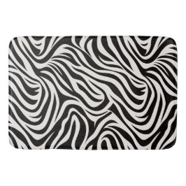 Wild Zebra Bathroom Mat