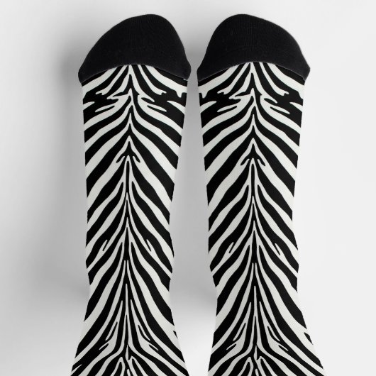 Wild Zebra Pattern Sokken (Top)