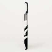Wild Zebra Print met naam Case-Mate iPhone Case (Achterkant / rechts)
