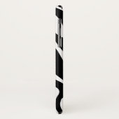 Wild Zebra Print met naam Case-Mate iPhone Case (Achterkant/links)