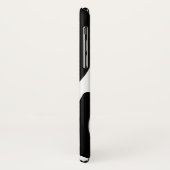 Wild Zebra Print met naam Hoesje-Mate iPhone Case (Achterkant/links)