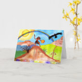 Wild - ZelfWenskaart Shamanic Kaart (Gele Bloem)