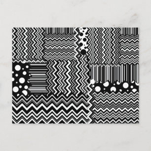 Wild Zig-Zags Briefkaart