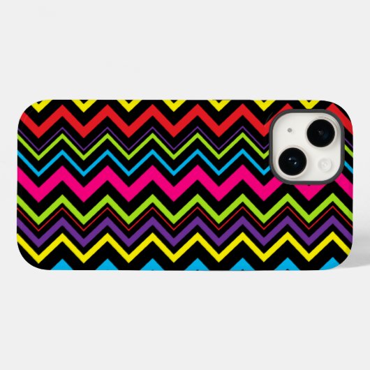 Wild Zig Zags Case-Mate iPhone Case (Achterkant (horizontaal))