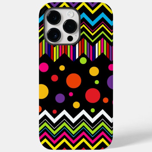 Wild Zig-Zags Case-Mate iPhone Case (Achterkant)