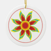 Wild zonnebloem custom ornament (Voorkant)