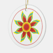 Wild zonnebloem custom ornament (Links)