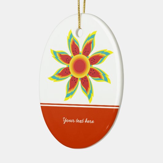 Wild zonnebloem custom ornament (Links)