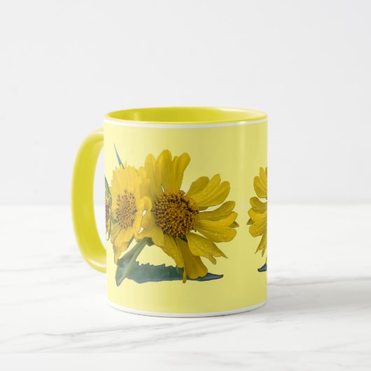 Wild Zonnebloem Mok (Voorkant links)