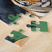Wild Zoo Animals - Leeuw, Tijger, Dolfijn & Meer Legpuzzel (Zijkant)