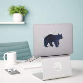 Wild Zwart Beer Sticker (Laptop op bureau)