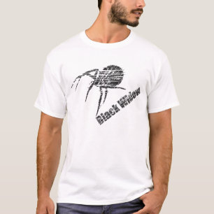 WILD - Zwarte weduwe, zwart T-shirt