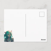 Wild zwemmen outdoor zwemmer club lid briefkaart (Achterkant)