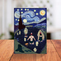Wild Zwemmen Van Gogh Sterrennacht Verjaardag