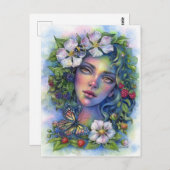 Wildberry Bloom Briefkaart (Voorkant / Achterkant)