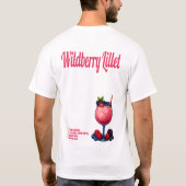 Wildberry Lillet T-Shirt – Elegant Fruit Cocktail (Achterkant)
