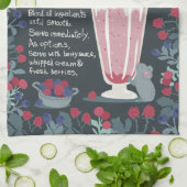 Wildberry Smoothie Keukenhanddoek (Gevouwen)