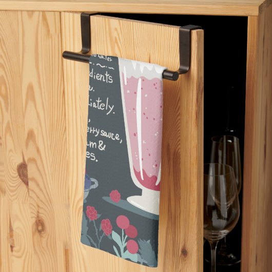 Wildberry Smoothie Keukenhanddoek (Derde Gevouwen)