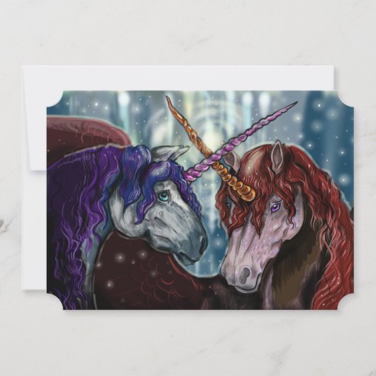 Wildberry Unicorns Kaart (Voorkant)