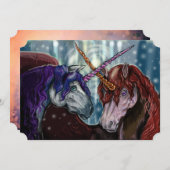 Wildberry Unicorns Kaart (Voorkant / Achterkant)